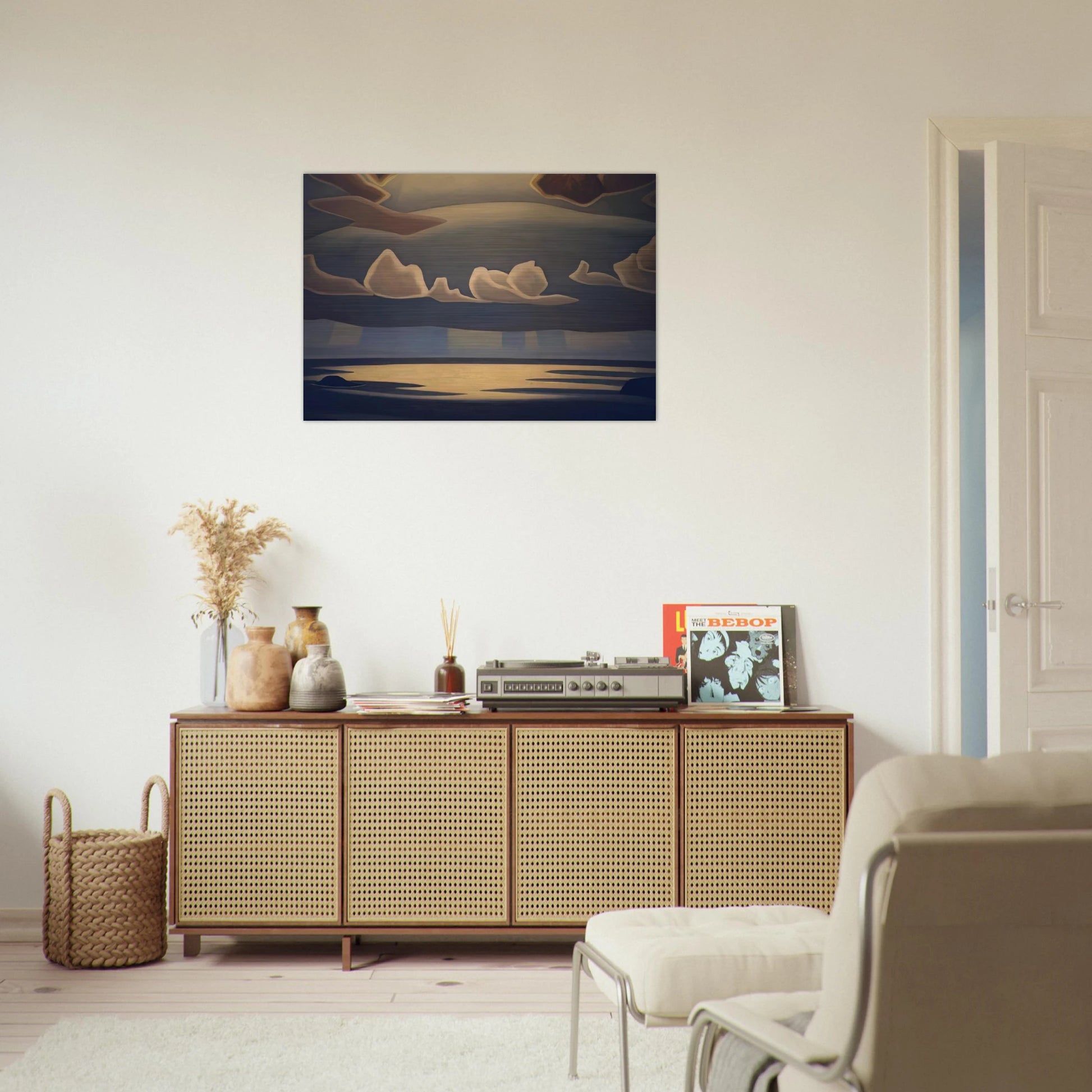 From the North Shore, Lake Superior - 1927 - Lawren Harris Brushed Aluminum Print - 70x100 cm / 28x40 inches | Lawren Harris Aluminum Print | Lawren Harris Prints