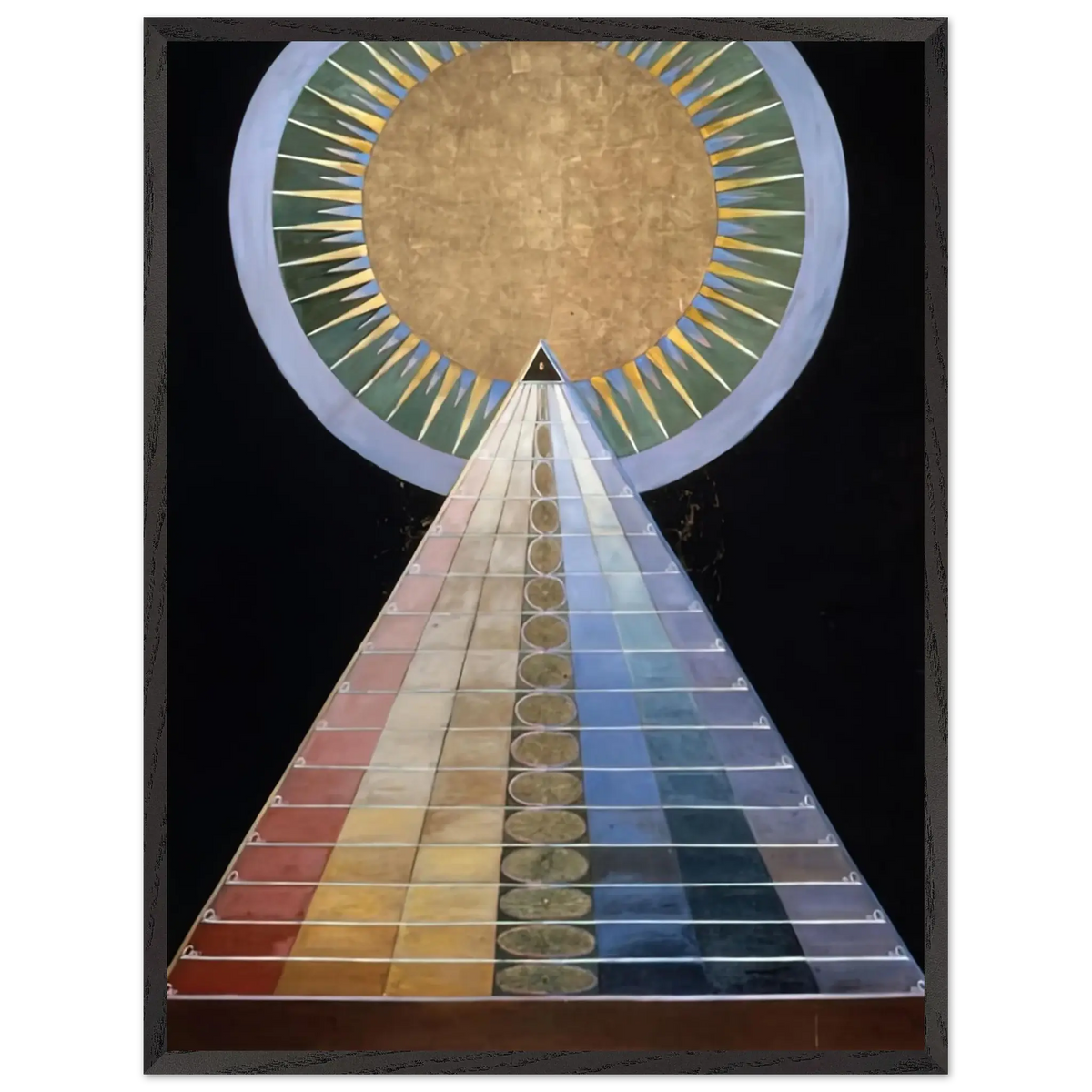 Hilma af Klint - ALTAR PAINTING 1915 Wall art - 15x20 cm / 6x8 Inches - Fine Art Poster - -