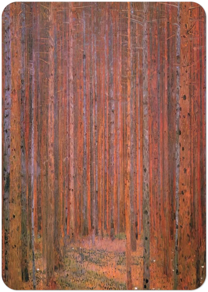 FIR FOREST I By Gustav Klimt Pack of 10 Post Cards | Gustav Klimt Post Cards | A6 (10.5 x 14.8 cm) - 4.1 x 5.8 inches