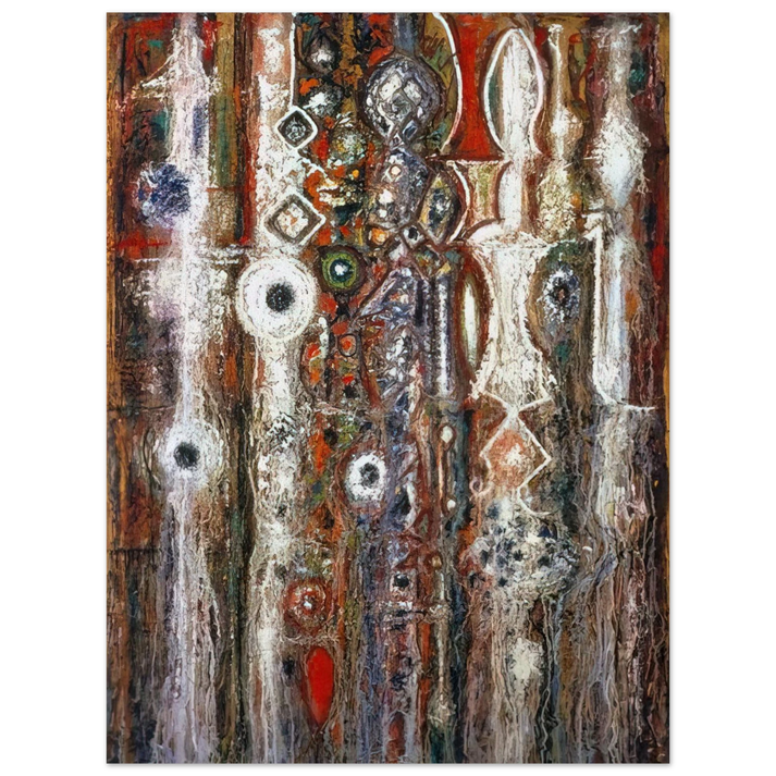Richard Pousette-Dart - Illumination Gothic - 1958  75x100 cm / 30x40inches Fine Art Poster