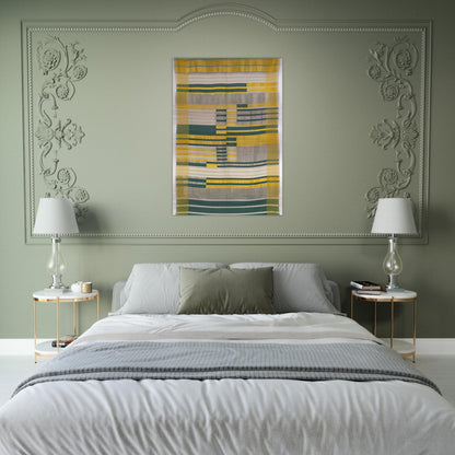 WALL HANGING 1925 - Anni Albers Brushed Aluminum Print - 70x100 cm / 28x40 inches | Anni Albers Aluminum Print | Anni Albers Prints