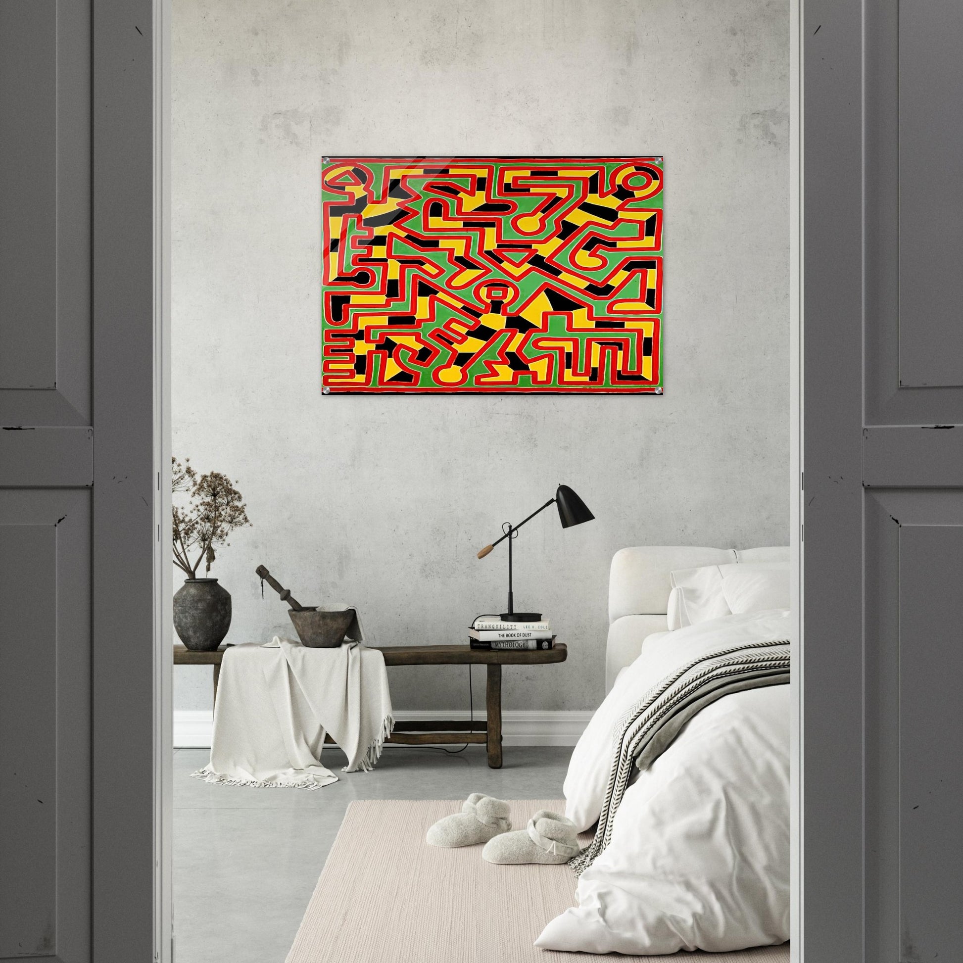 UNTITLED 1988 - Keith Haring Acrylic Print - 70x100 cm / 28x40″ inches | Keith Haring Art For Sale