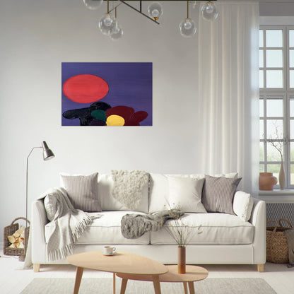 UNTITLED 1971 - Luis Feito Brushed Aluminum Print - 70x100 cm / 28x40 inches | Luis Feito Aluminum Print | Luis Feito Prints