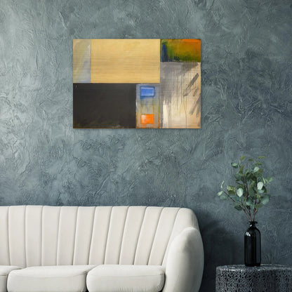 ForsythHouston - Abstract Expressionism - Mark Lancaster Brushed Aluminum Print - 70x100 cm / 28x40 inches | Mark Lancaster Aluminum Print | Mark Lancaster Prints