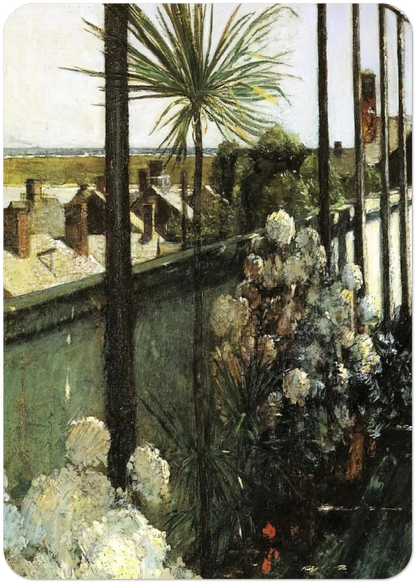 Afternoon in Nantucket By Childe Hassam Pack of 10 Post Cards | Childe Hassam Post Cards | A6 (10.5 x 14.8 cm) - 4.1 x 5.8 inches