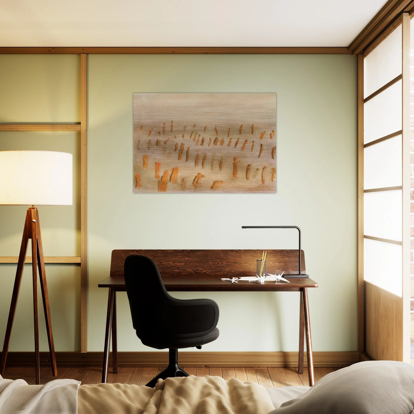 Untitled - Art Informel, Expressionism - Henri Michaux Brushed Aluminum Print - 70x100 cm / 28x40 inches | Henri Michaux Aluminum Print | Henri Michaux Prints