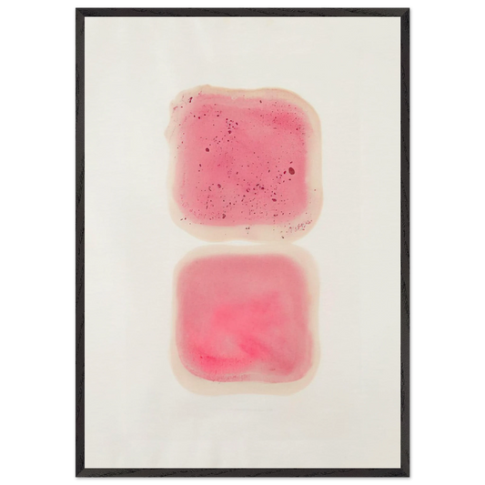 UNTITLED 1964 1 N2 - Gotthard Graubner 70x100 cm / 28x40 inches Framed Art Print – Black Wooden Frame