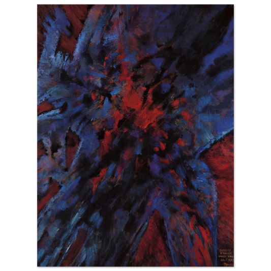 Alfred Manessier - Hommage ÃƒÂ  Martin Luther King - 1968  75x100 cm / 30x40inches Fine Art Poster