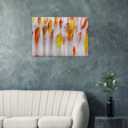 Lepanto, Part XII - Cy Twombly Brushed Aluminum Print - 70x100 cm / 28x40 inches | Cy Twombly Aluminum Print | Cy Twombly Prints