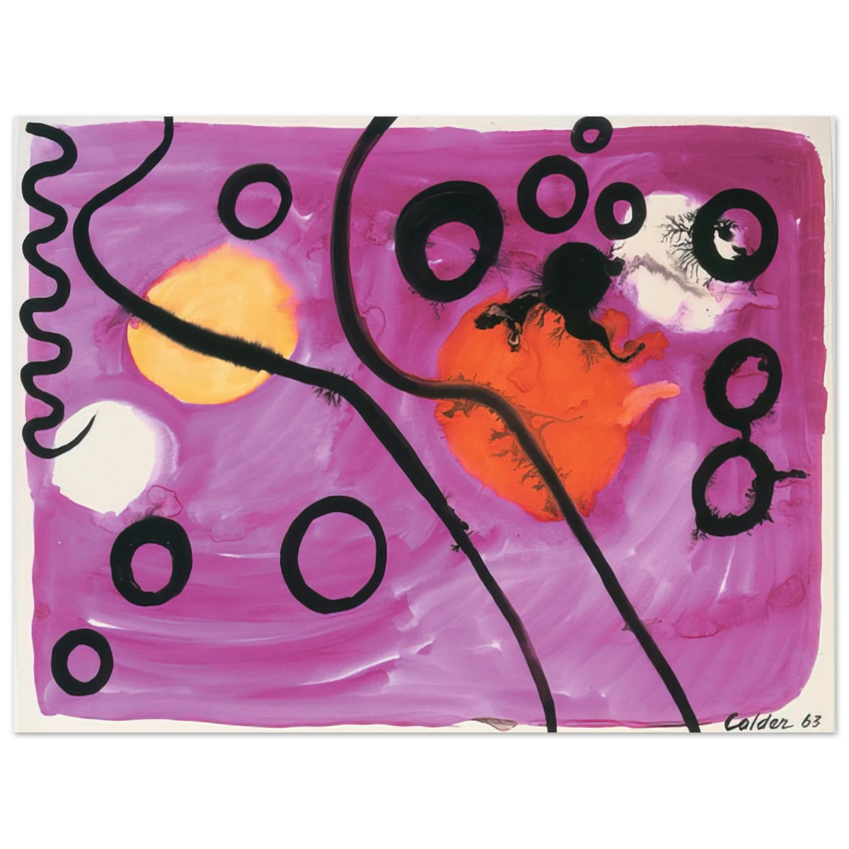 Alexander Calder - UNTITLED 1963 Fine Art Poster