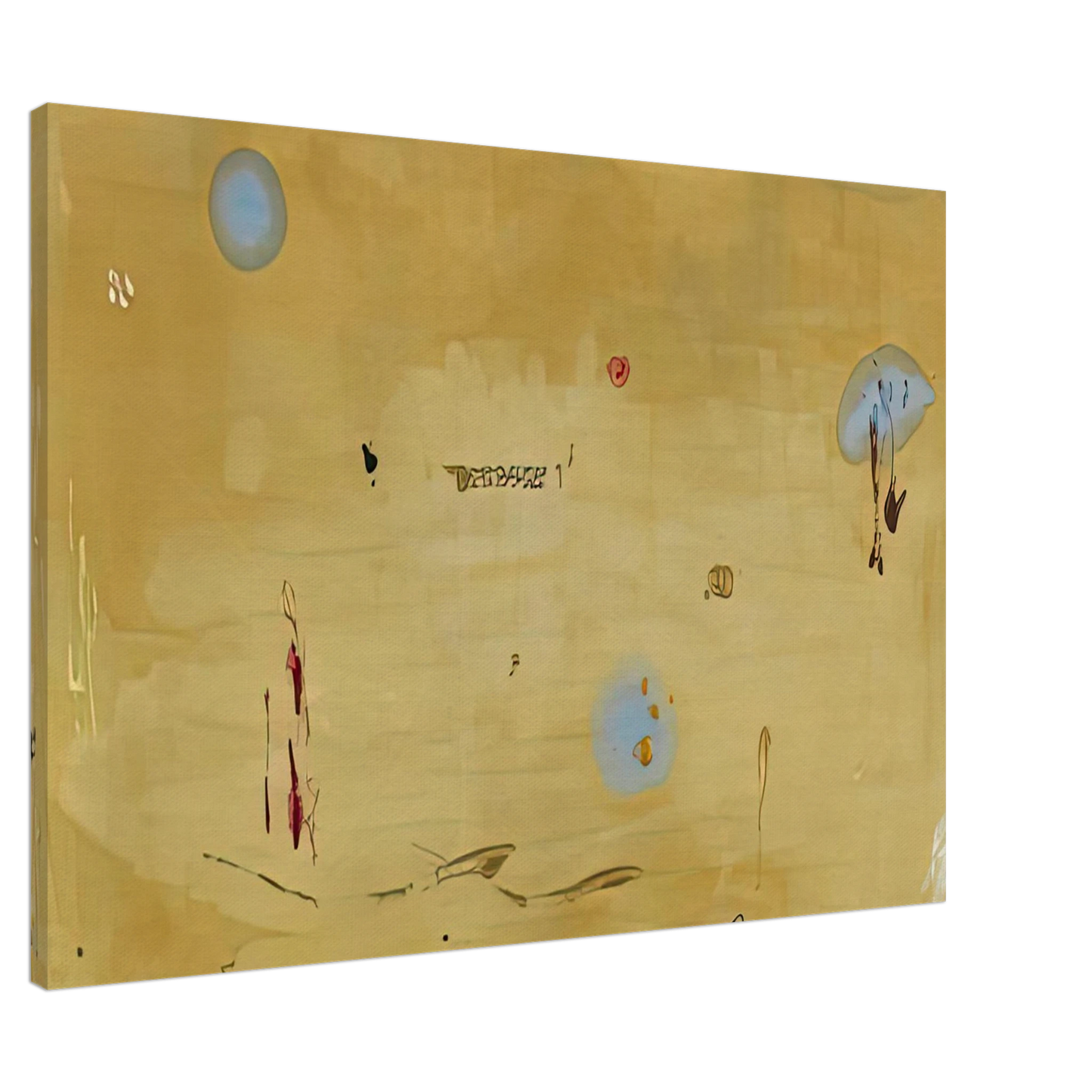 Helen Frankenthaler - Brother Angel, 1983- Wall Art - 28x40 inches / 70x70 cm - Canvas (Imperial)-canvas - -
