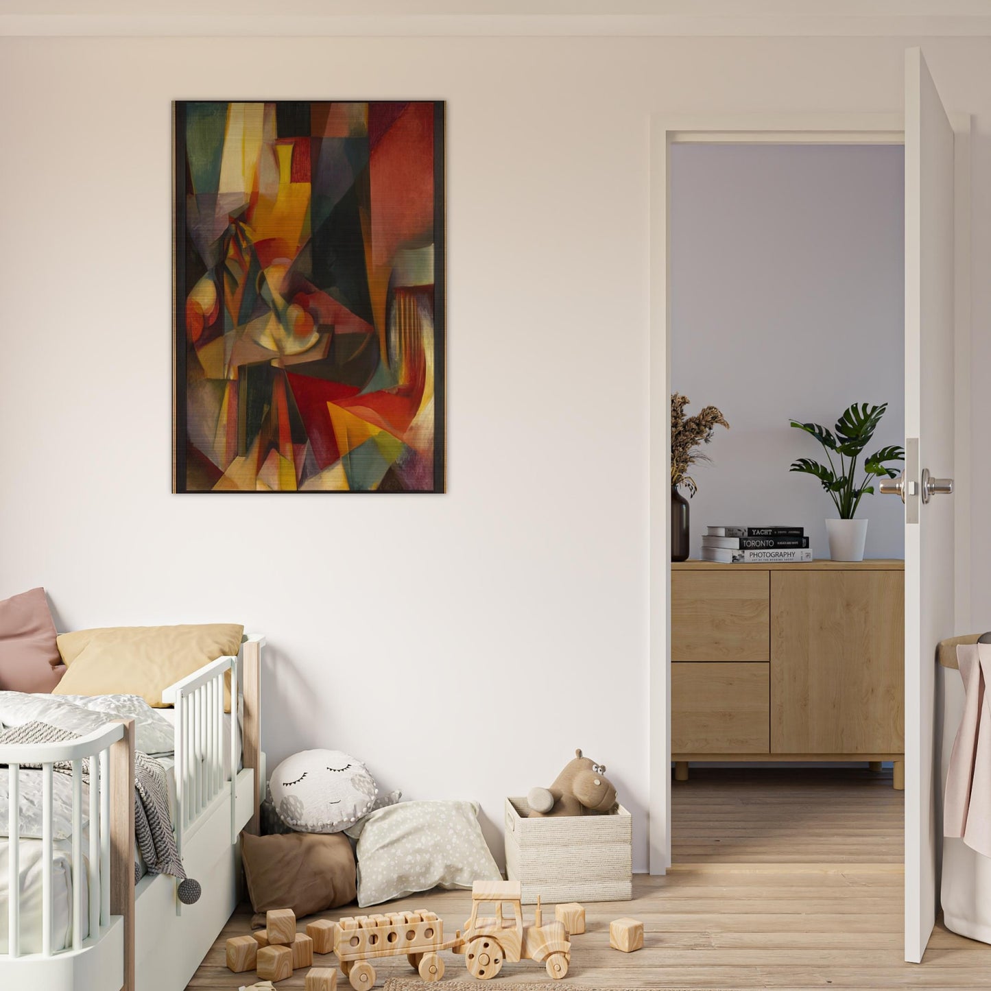 Synchromy No. 3 - Synchromism - Morgan Russell Brushed Aluminum Print - 70x100 cm / 28x40 inches | Morgan Russell Aluminum Print | Morgan Russell Prints