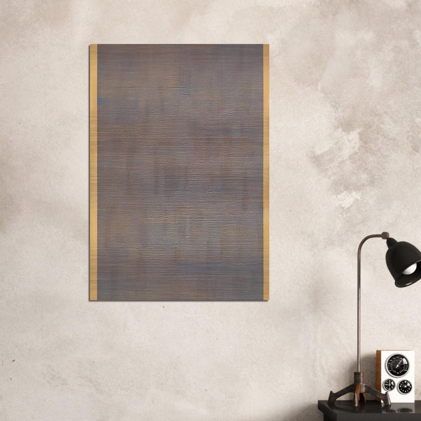 Falling Blue - Agnes Martin Brushed Aluminum Print - 70x100 cm / 28x40 inches | Agnes Martin Aluminum Print | Agnes Martin Prints