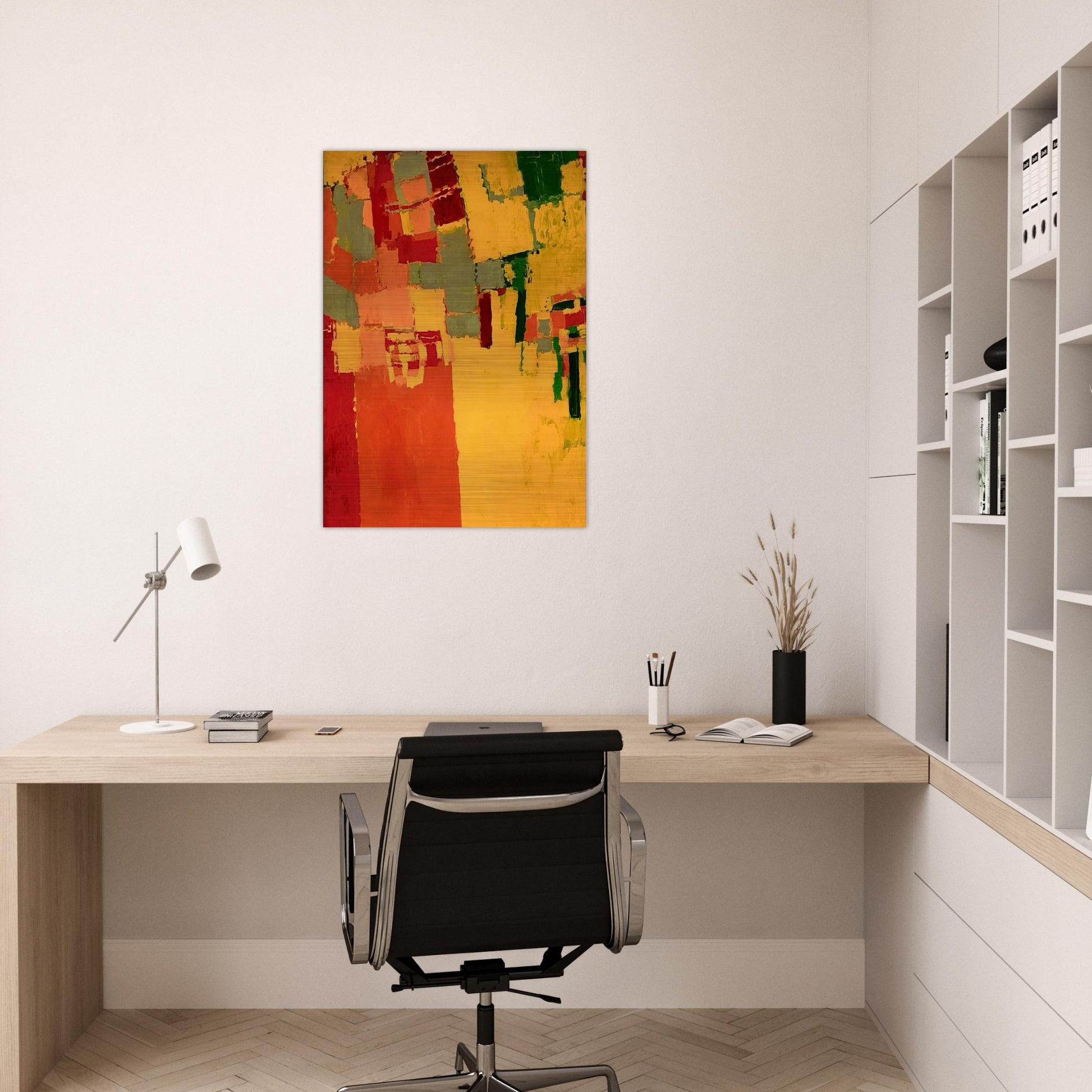 27 October 1949 - 1949 - Frank Lobdell Brushed Aluminum Print - 70x100 cm / 28x40 inches | Frank Lobdell Aluminum Print | Frank Lobdell Prints