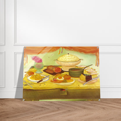 STILL LIFE - Fernando Botero Acrylic Print - 70x100 cm / 28x40″ inches