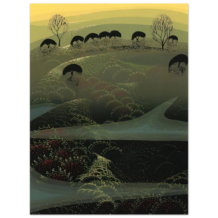 Eyvind Earle - California Miniature  75x100 cm / 30x40inches Fine Art Poster