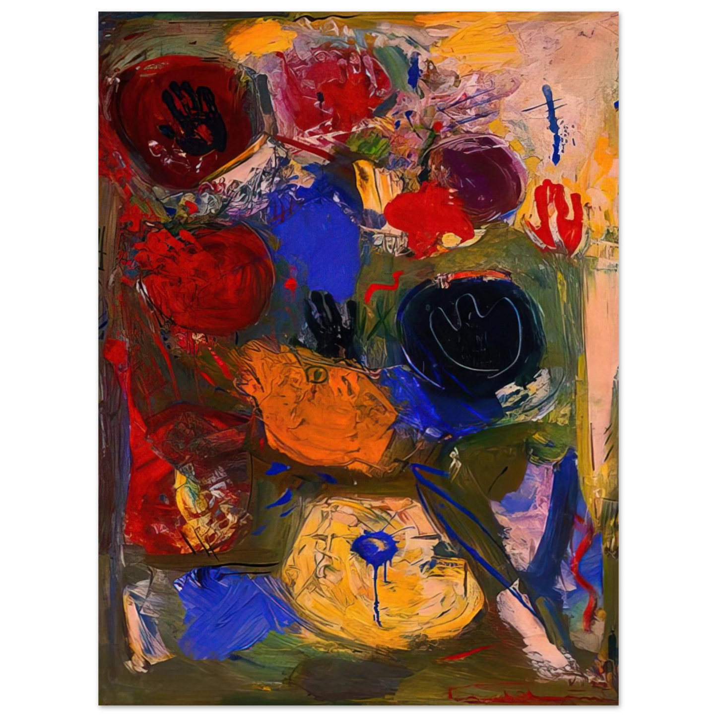 Hans Hofmann - The Third Hand  75x100 cm / 30x40inches Fine Art Poster