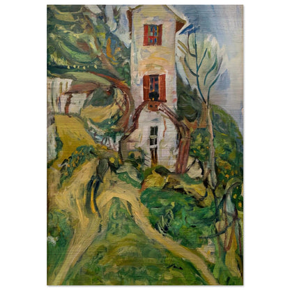 WHITE HOUSE 1918 - Chaim Soutine Brushed Aluminum Print - 70x100 cm / 28x40 inches | Chaim Soutine Aluminum Print | Chaim Soutine Prints