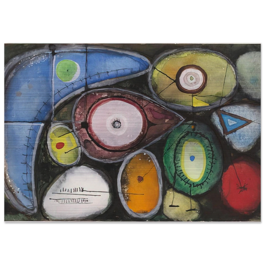 Untitled - Richard Pousette-Dart Brushed Aluminum Print - 70x100 cm / 28x40 inches | Richard Pousette-Dart Aluminum Print | Richard Pousette-Dart Prints