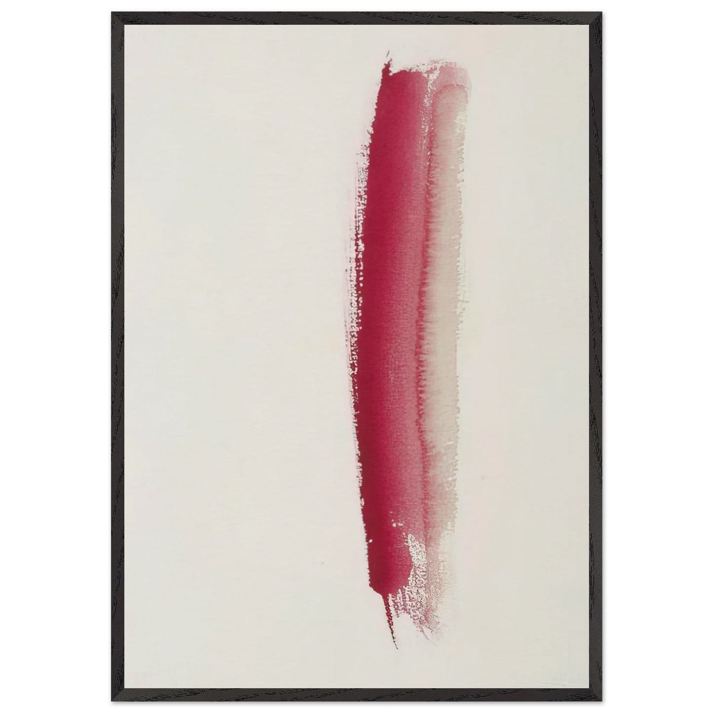 Untitled  SF49-075  - Sam Francis 70x100 cm / 28x40 inches Framed Art Print – Black Wooden Frame
