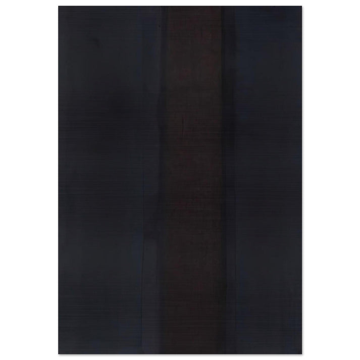 Umber Blue - 1987 - Yun Hyong-keun Brushed Aluminum Print - 70x100 cm / 28x40 inches | Yun Hyong-keun Aluminum Print | Yun Hyong-keun Prints