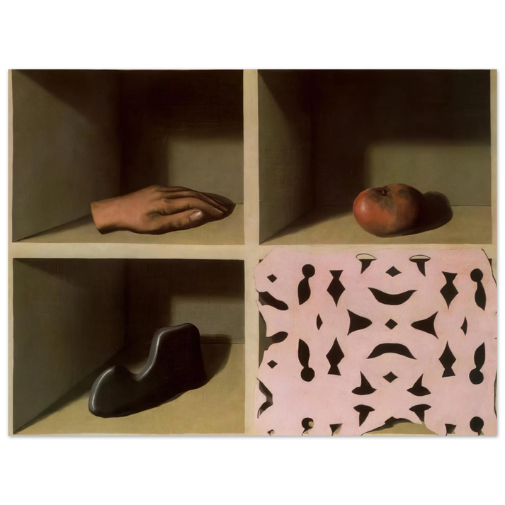 Rene Magritte - ONE NIGHT MUSEUM 1927  75x100 cm / 30x40inches Fine Art Poster
