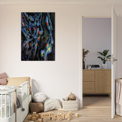 Les Ténèbres - 1962 - Alfred Manessier Brushed Aluminum Print - 70x100 cm / 28x40 inches | Alfred Manessier Aluminum Print | Alfred Manessier Prints