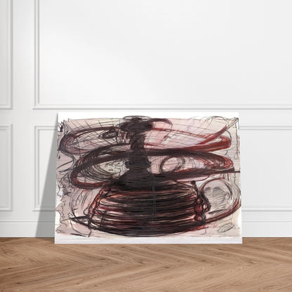 Self-Portrait as Pile of Dog Dirt - 1973 - Dieter Roth Brushed Aluminum Print - 70x100 cm / 28x40 inches | Dieter Roth Aluminum Print | Dieter Roth Prints