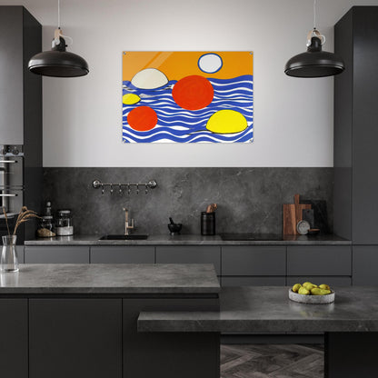 WAVES 1973 - Alexander Calder Acrylic Print - 70x100 cm / 28x40″ inches