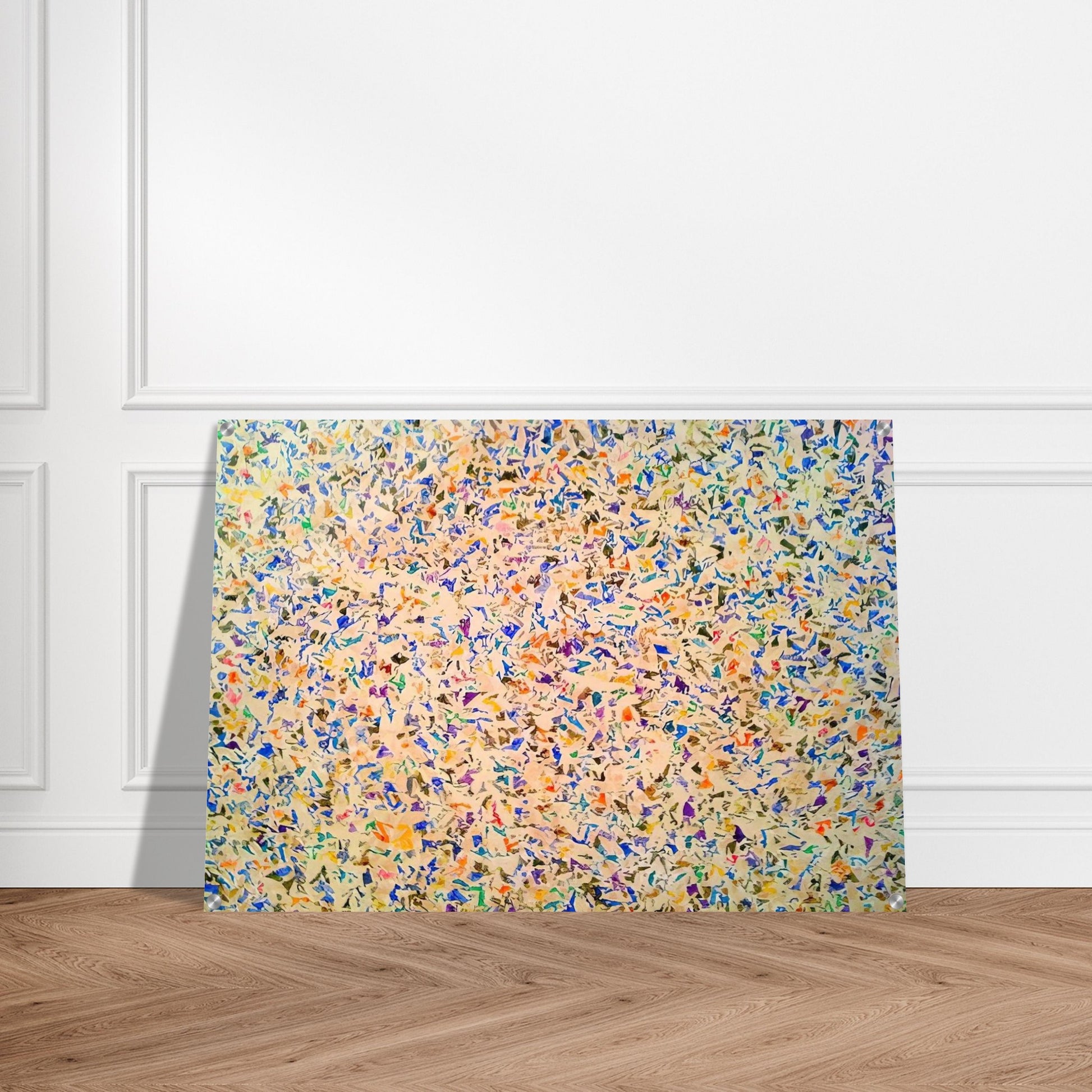 Untitled Suite 'Blancs' - 1973 - Simon Hantai Acrylic Print - 70x100 cm / 28x40″ inches