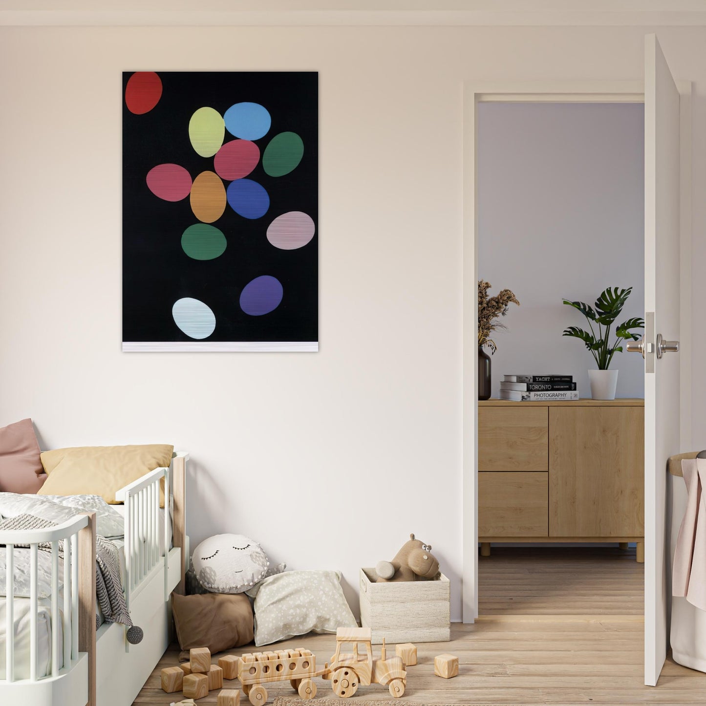 Eggs - Andy Warhol Brushed Aluminum Print - 70x100 cm / 28x40 inches | Andy Warhol Aluminum Print | Andy Warhol Prints