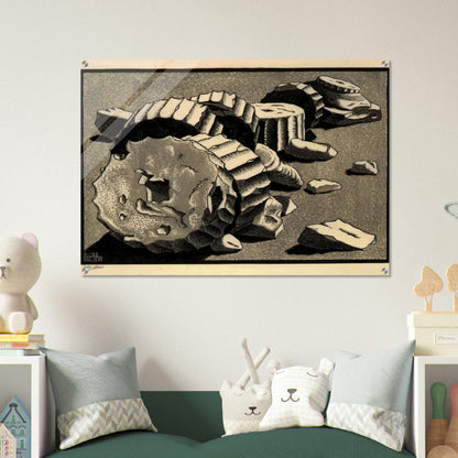 SELINUNTE SICILY OCTOBER 1935 1935 - MC Escher Acrylic Print - 70x100 cm / 28x40″ inches | Maurits Cornelis Escher Prints