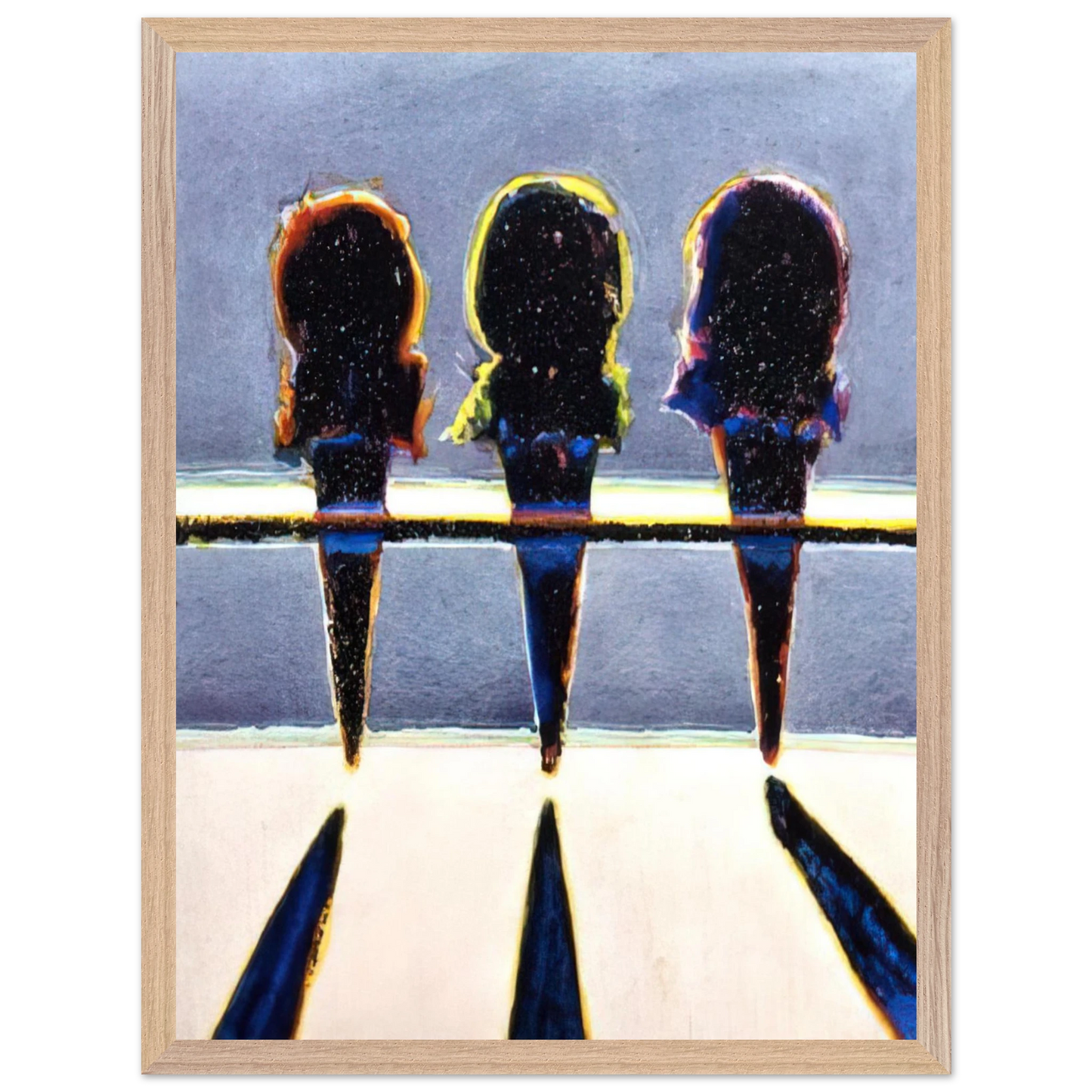 Wayne Thiebaud - Dark Cones - 1964 Wall Art - 60x80 cm / 24x32 inches - Fine Art Poster - -
