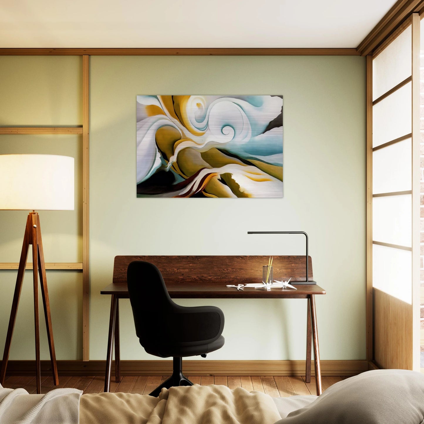 Nature Forms Gasp - Georgia O'Keeffe Brushed Aluminum Print - 70x100 cm / 28x40 inches | Georgia O'Keeffe Aluminum Print | Georgia O'Keeffe Prints
