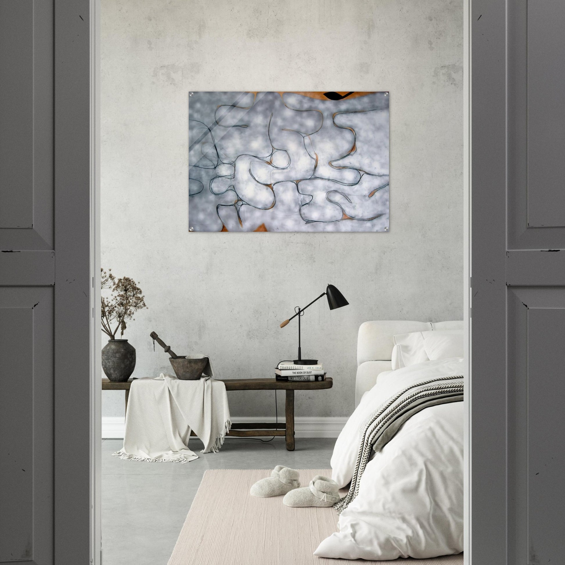 Grey Symphony - 1975 - Victor Pasmore Acrylic Print - 70x100 cm / 28x40″ inches