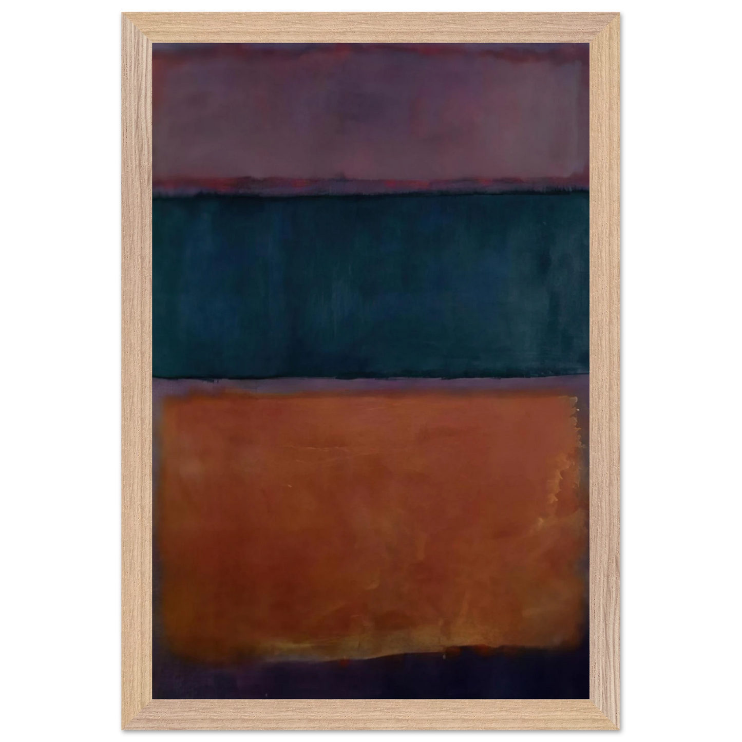 Helen Frankenthaler - Untitled - 1963 Wall art - 28x43  cm / XL (11x17 inches) - Fine Art Poster-canvas - -