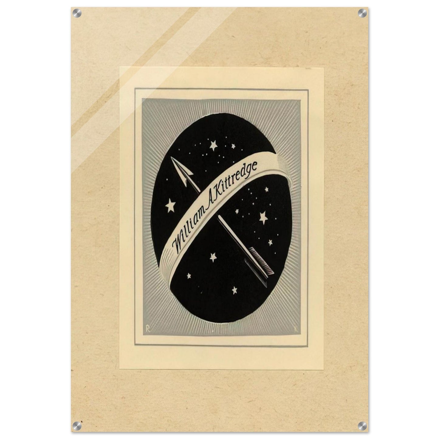 Illustration to William A. Kittredge - Rockwell Kent Acrylic Print - 70x100 cm / 28x40″ inches | Rockwell Kent Wall Art | Rockwell Kent Prints