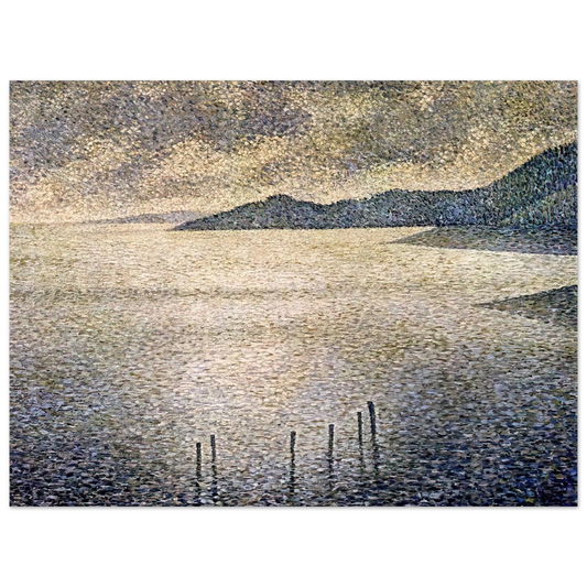 Theo van Rysselberghe - CHANNEL COAST 1892  75x100 cm / 30x40inches Fine Art Poster