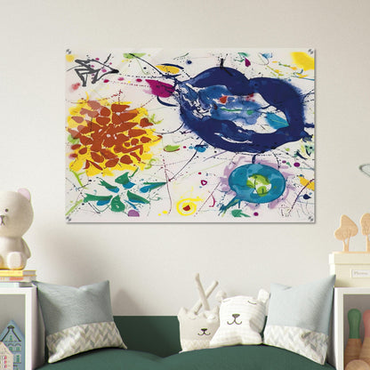 Senza Titolo III - Sam Francis Acrylic Print - 70x100 cm / 28x40″ inches