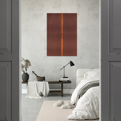 Onement I - Barnett Newman Brushed Aluminum Print - 70x100 cm / 28x40 inches | Barnett Newman Aluminum Print | Barnett Newman Prints