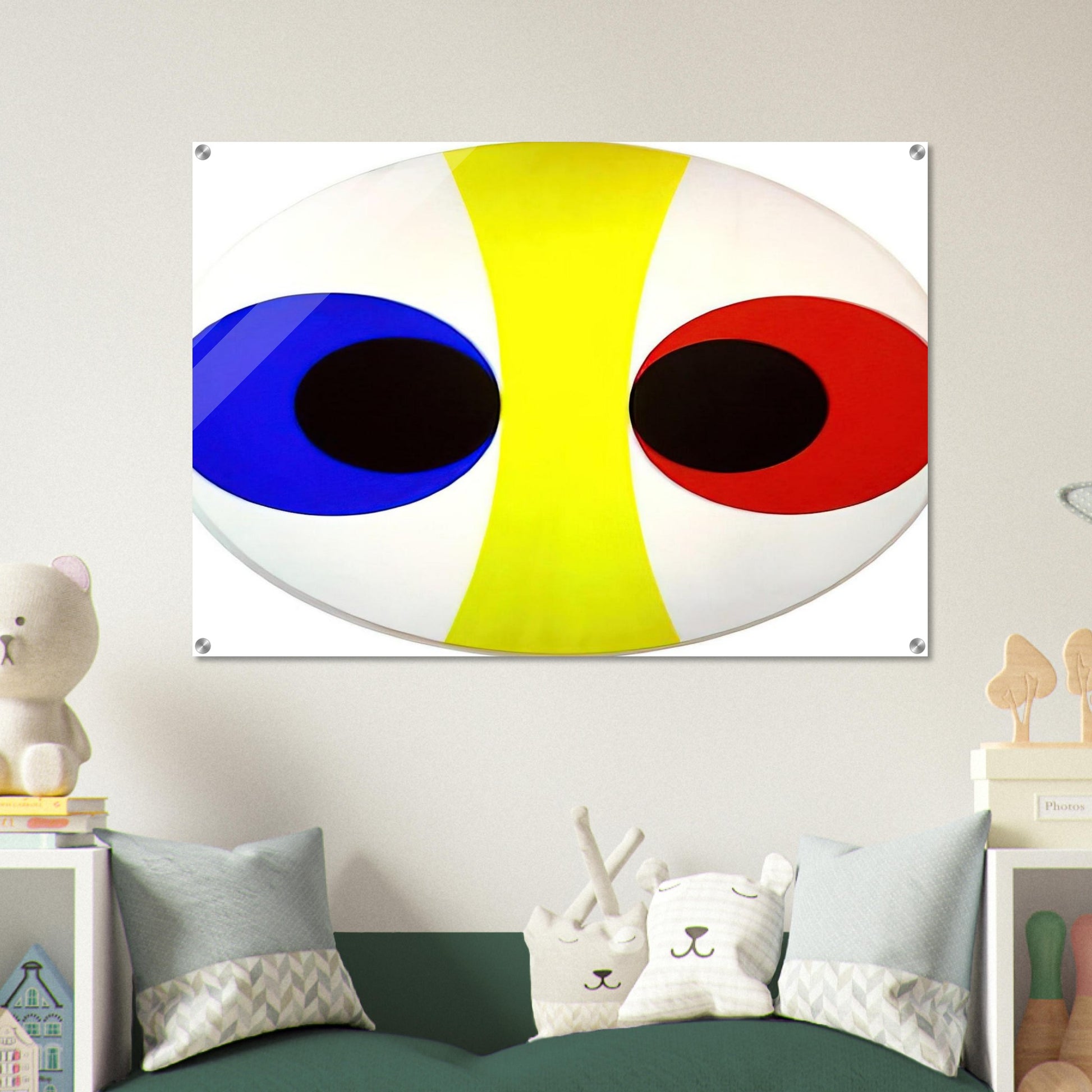 Omicron VII - 1961 - Alexander Liberman Acrylic Print - 70x100 cm / 28x40″ inches