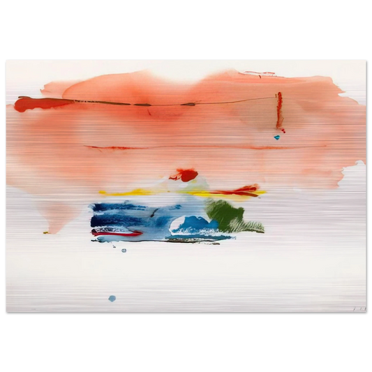 Santa Fe II - 1986 - Helen Frankenthaler Brushed Aluminum Print - 70x100 cm / 28x40 inches | Helen Frankenthaler Aluminum Print | Helen Frankenthaler Prints