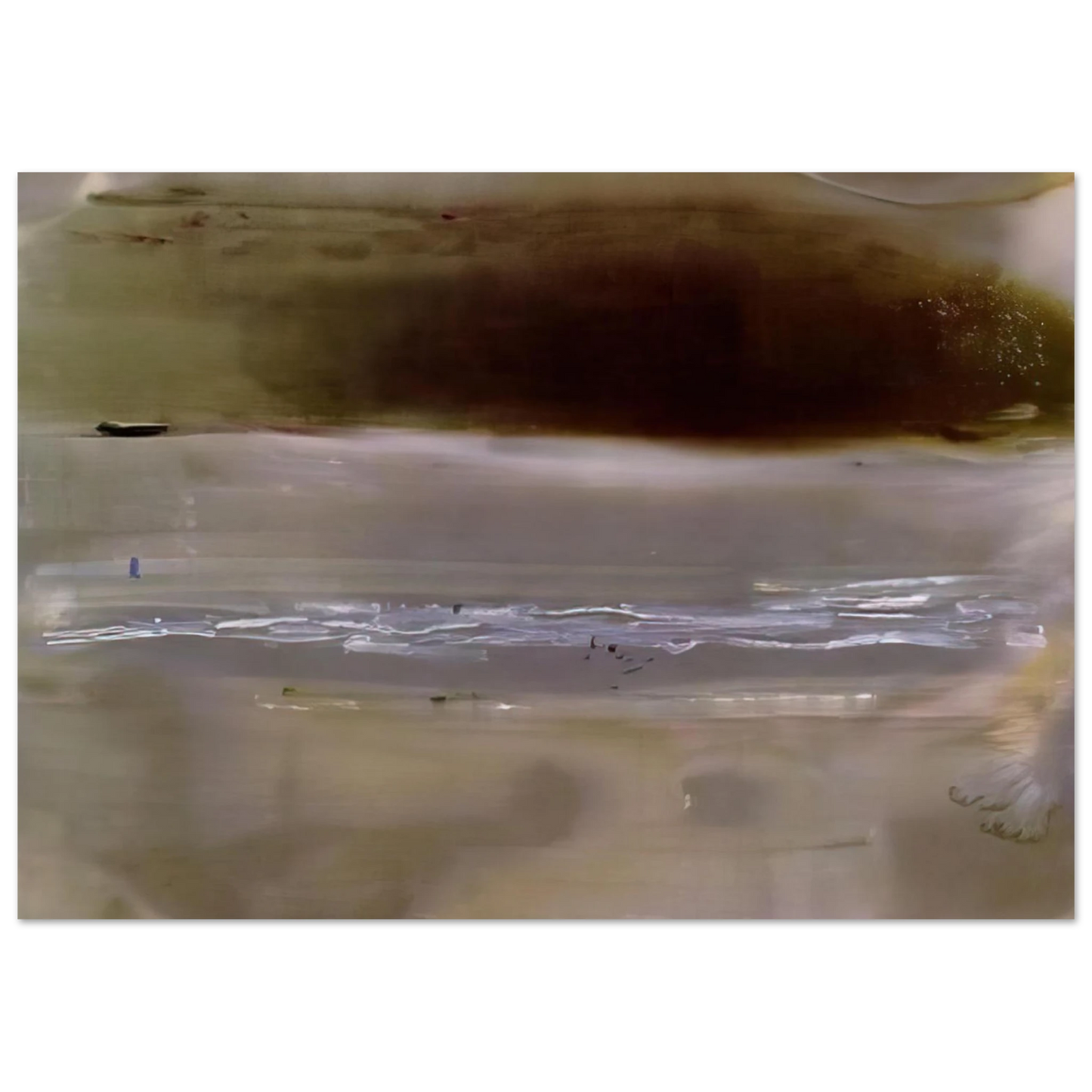 Helen Frankenthaler - Viewpoint II - 1979 Wall art - 27x35 cm / 11x14 inches - Premium Wooden Framed Poster With Fine Art Paper-canvas - Wood frame