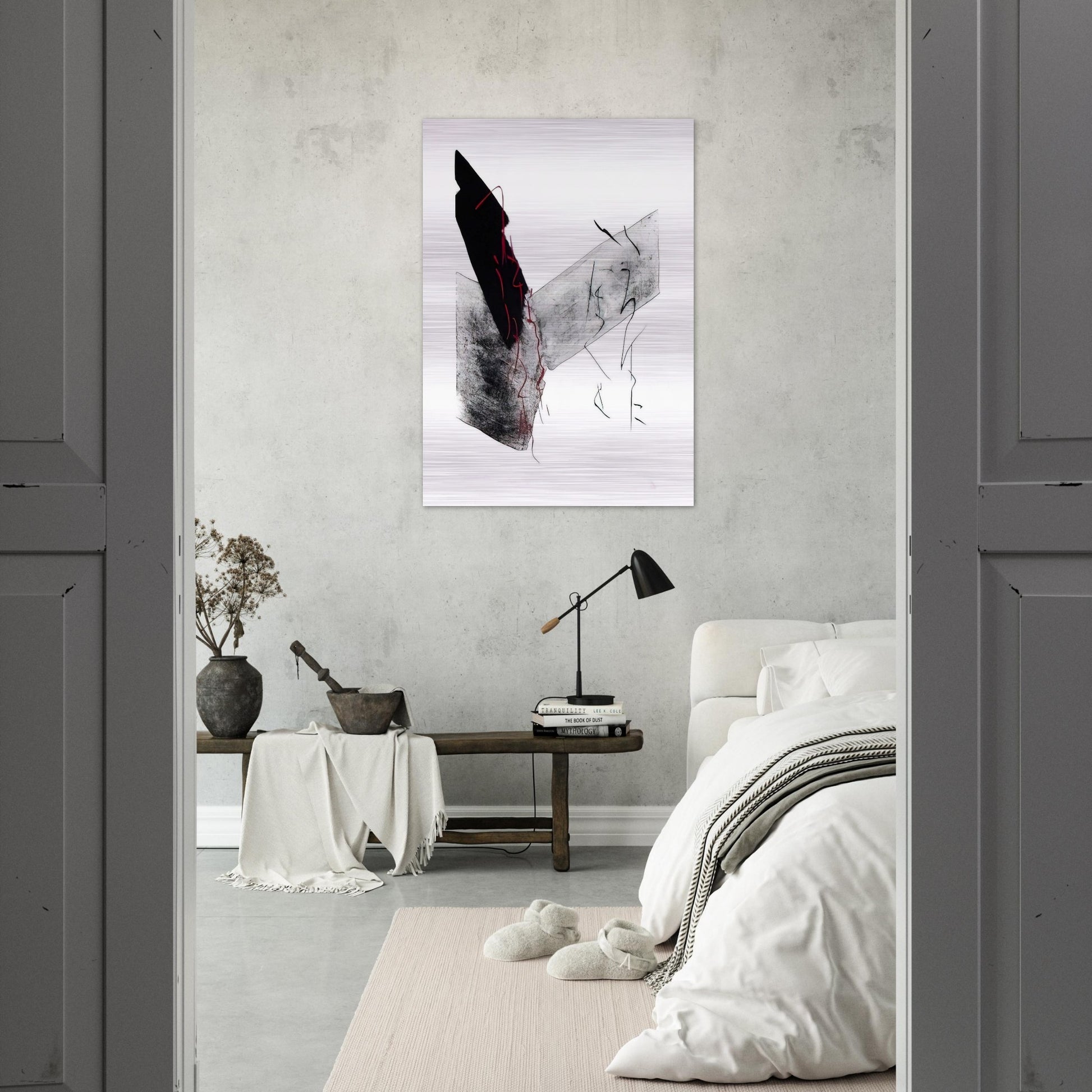 Katachi - Abstract Expressionism - Toko Shinoda Brushed Aluminum Print - 70x100 cm / 28x40 inches | Toko Shinoda Aluminum Print | Toko Shinoda Prints