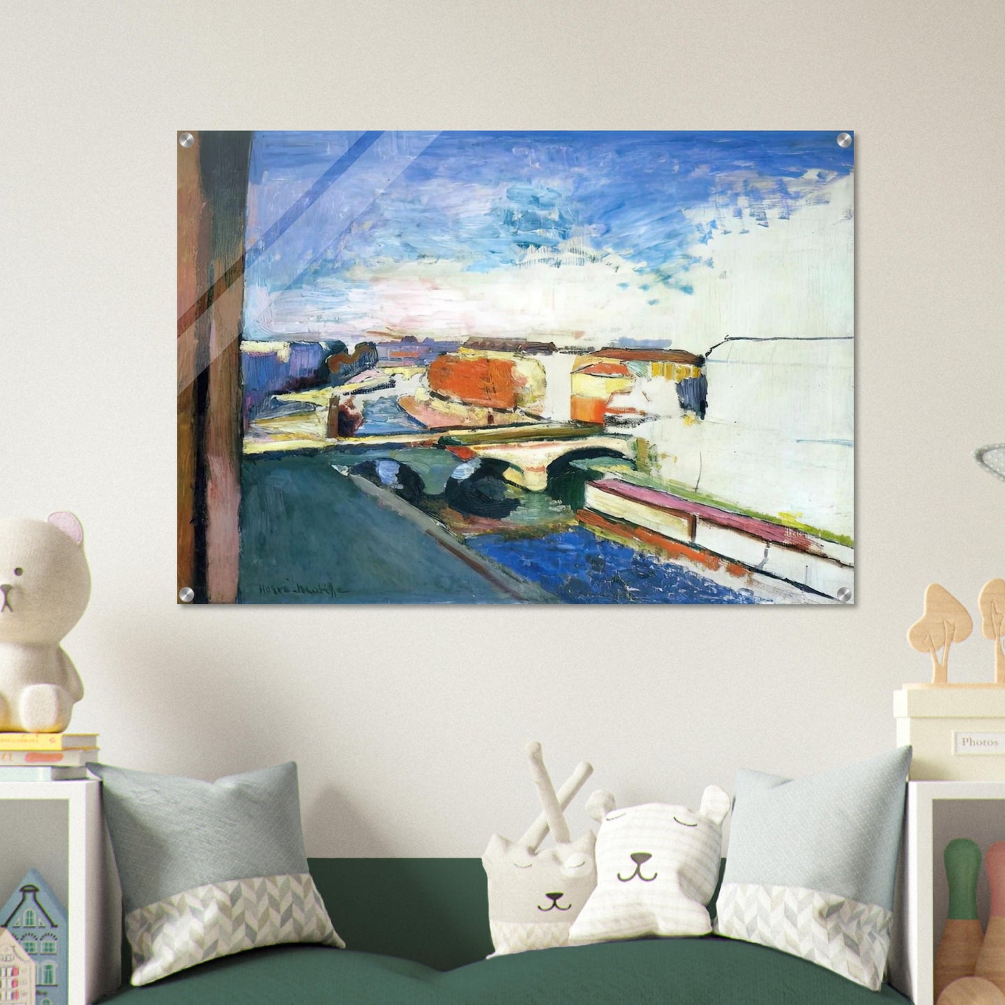 PONT SAINT MICHEL IN PARIS - Henri Matisse Acrylic Print - 70x100 cm / 28x40″ inches | Henri Matisse Wall Art | Henri Matisse Prints