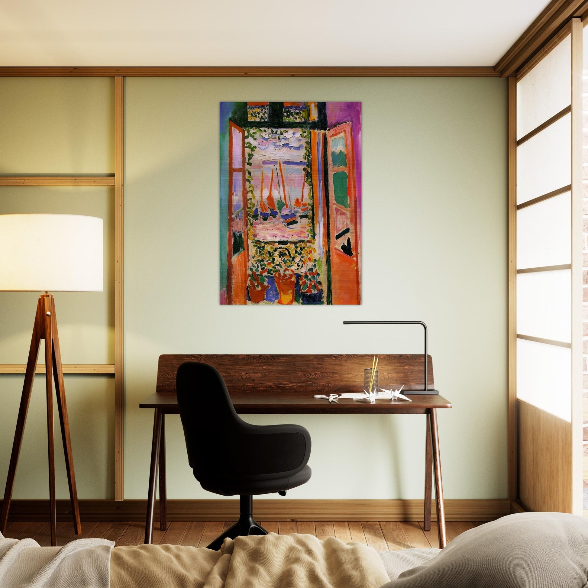 OPEN WINDOW COLLIOURE 1905 - Henri Matisse Brushed Aluminum Print - 70x100 cm / 28x40 inches | Henri Matisse Aluminum Print | Henri Matisse Prints