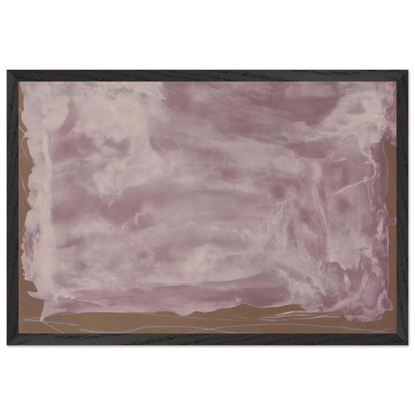 Helen Frankenthaler - Soho Dreams - 1987 Wall art - 13x18 cm / 5x7 Inches - Premium Wooden Framed Poster With Fine Art Paper - Black frame