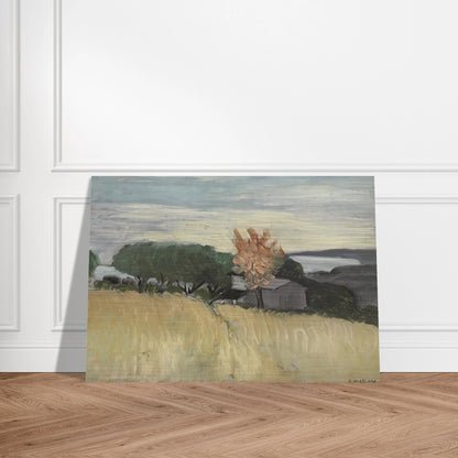 CHAMPS DE BLE A CAGNES 1918 - Henri Matisse Brushed Aluminum Print - 70x100 cm / 28x40 inches | Henri Matisse Aluminum Print | Henri Matisse Prints