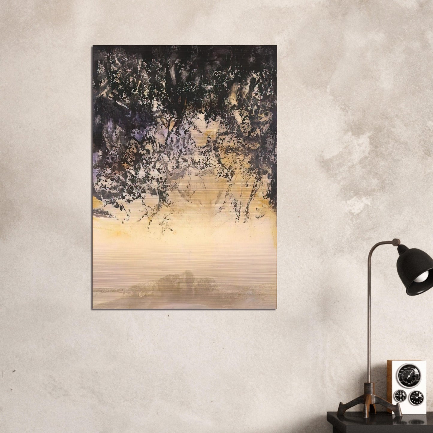 11 11 1996 1996 - Zao Wou-Ki Brushed Aluminum Print - 70x100 cm / 28x40 inches | Zao Wou-Ki Aluminum Print | Zao Wou-Ki Prints