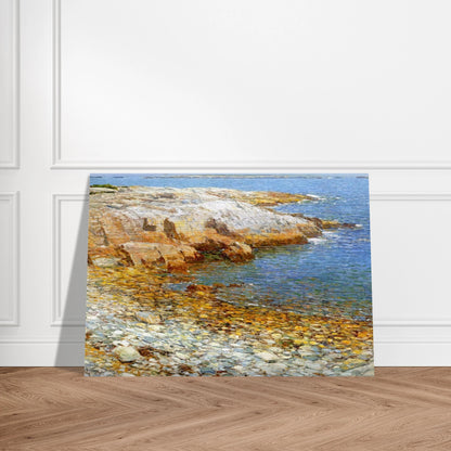 Isles of Shoals, Broad Cove - Childe Hassam Brushed Aluminum Print - 70x100 cm / 28x40 inches | Childe Hassam Aluminum Print | Childe Hassam Prints
